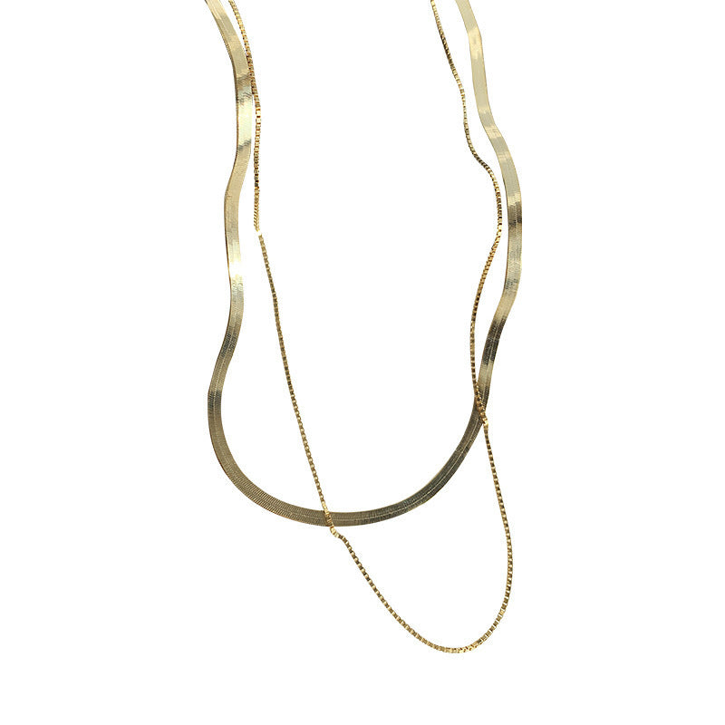 "Zéna" Double Chain Necklace