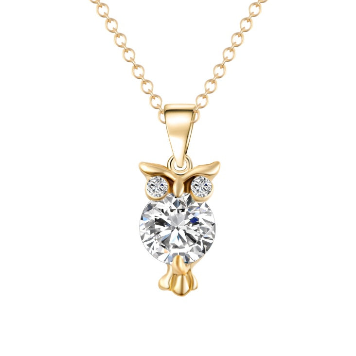 "Velune" Owl Charm Necklace
