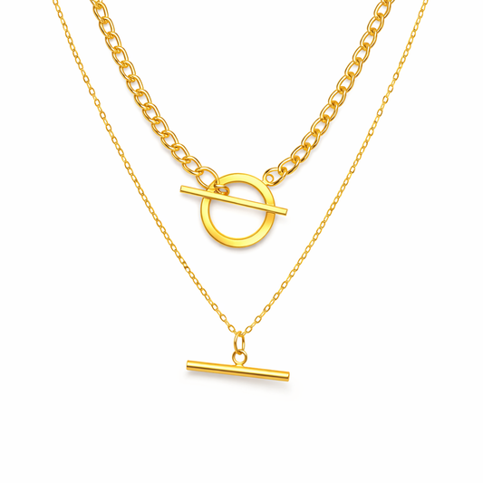 "Arelia" Dual Necklace
