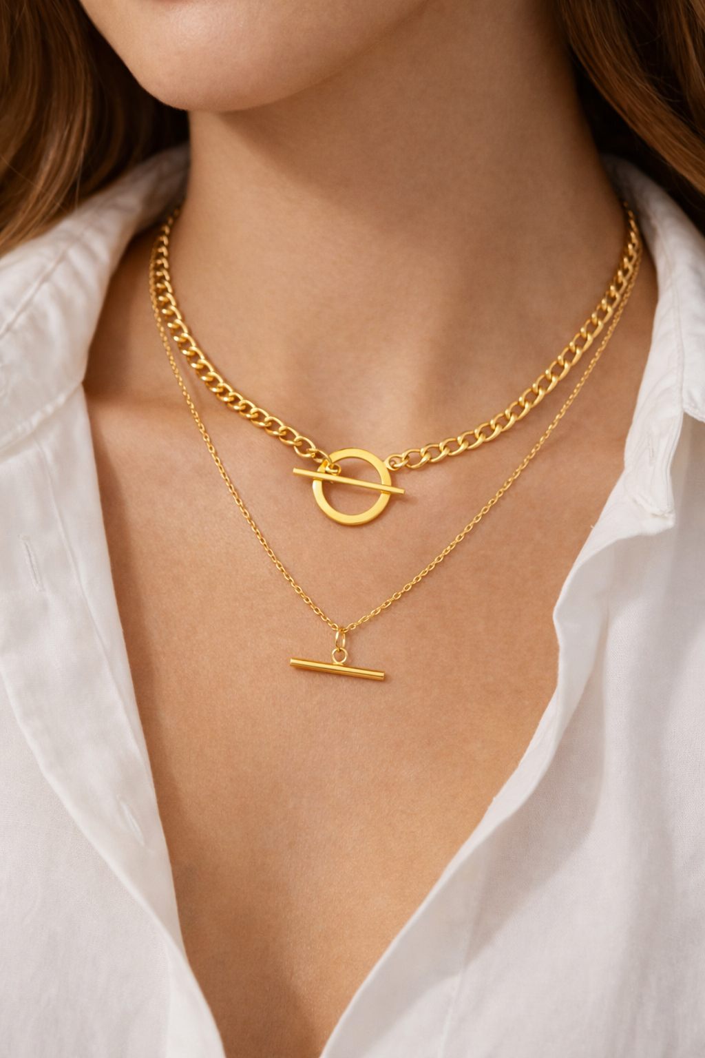 "Arelia" Dual Necklace