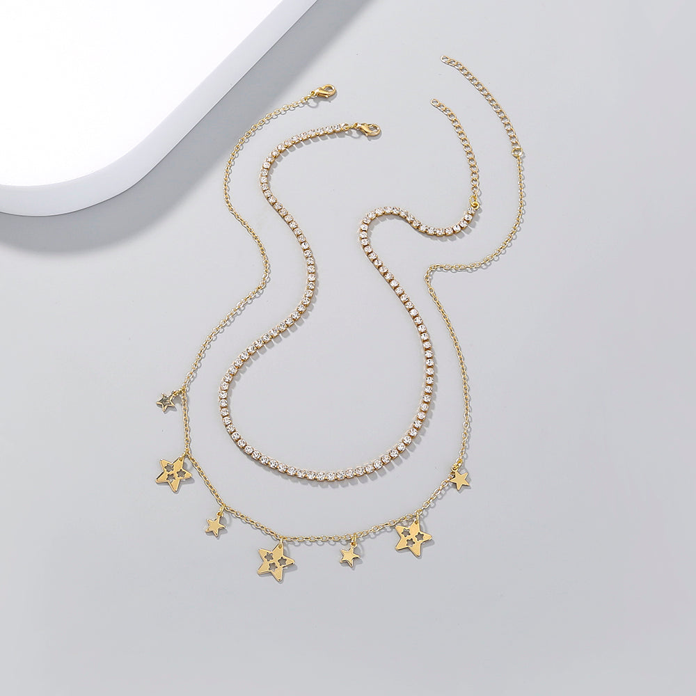 "Vioné" Cosmic Layer Necklace