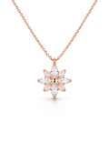 "Virelle" Crystal Flower Necklace