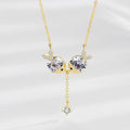 "Soléa" Twin Drop Necklace