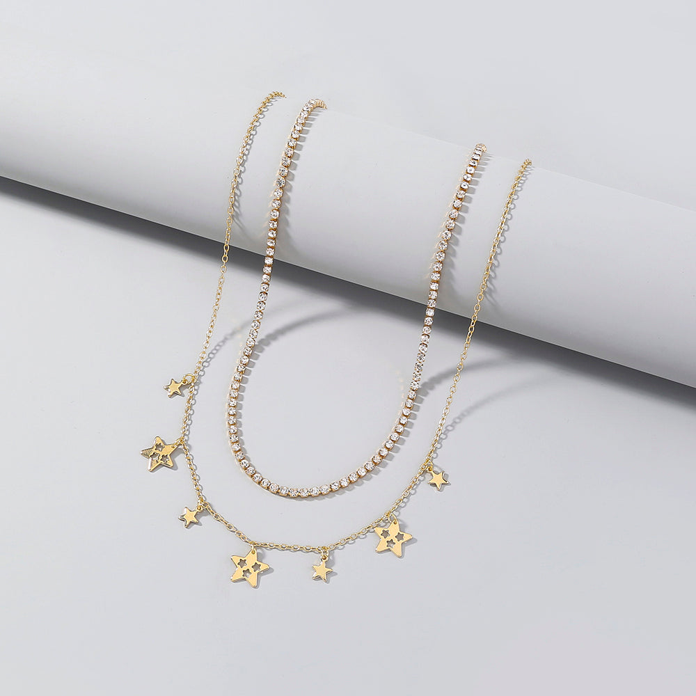 "Vioné" Cosmic Layer Necklace