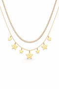 "Vioné" Cosmic Layer Necklace