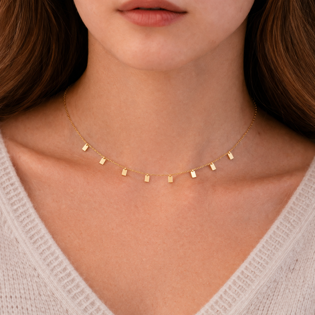 "Sorielle" Dainty Charm Necklace
